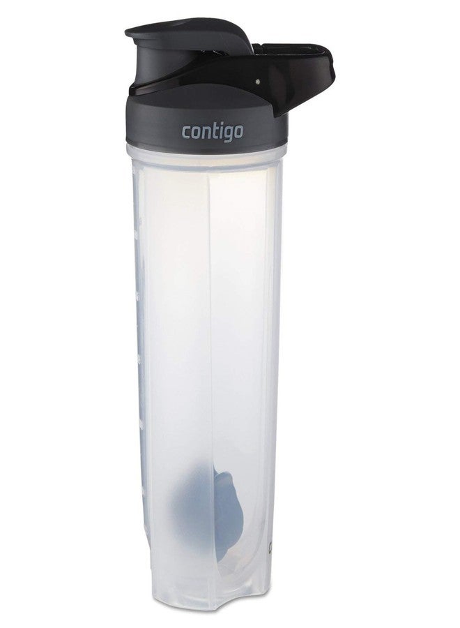 Contigo - 70290 Contigo Shake & Go Fit Snap Lid Shaker Bottle, 28 oz, Black - Image 1
